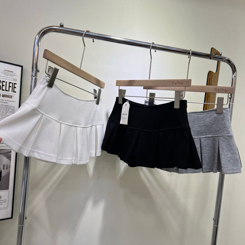 Pleated Mini Skort